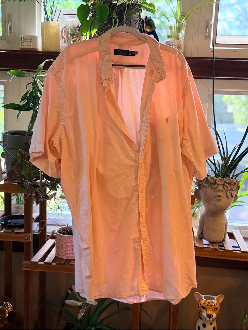 Polo Ralph Lauren Coral Oxford Shirt 3XLT